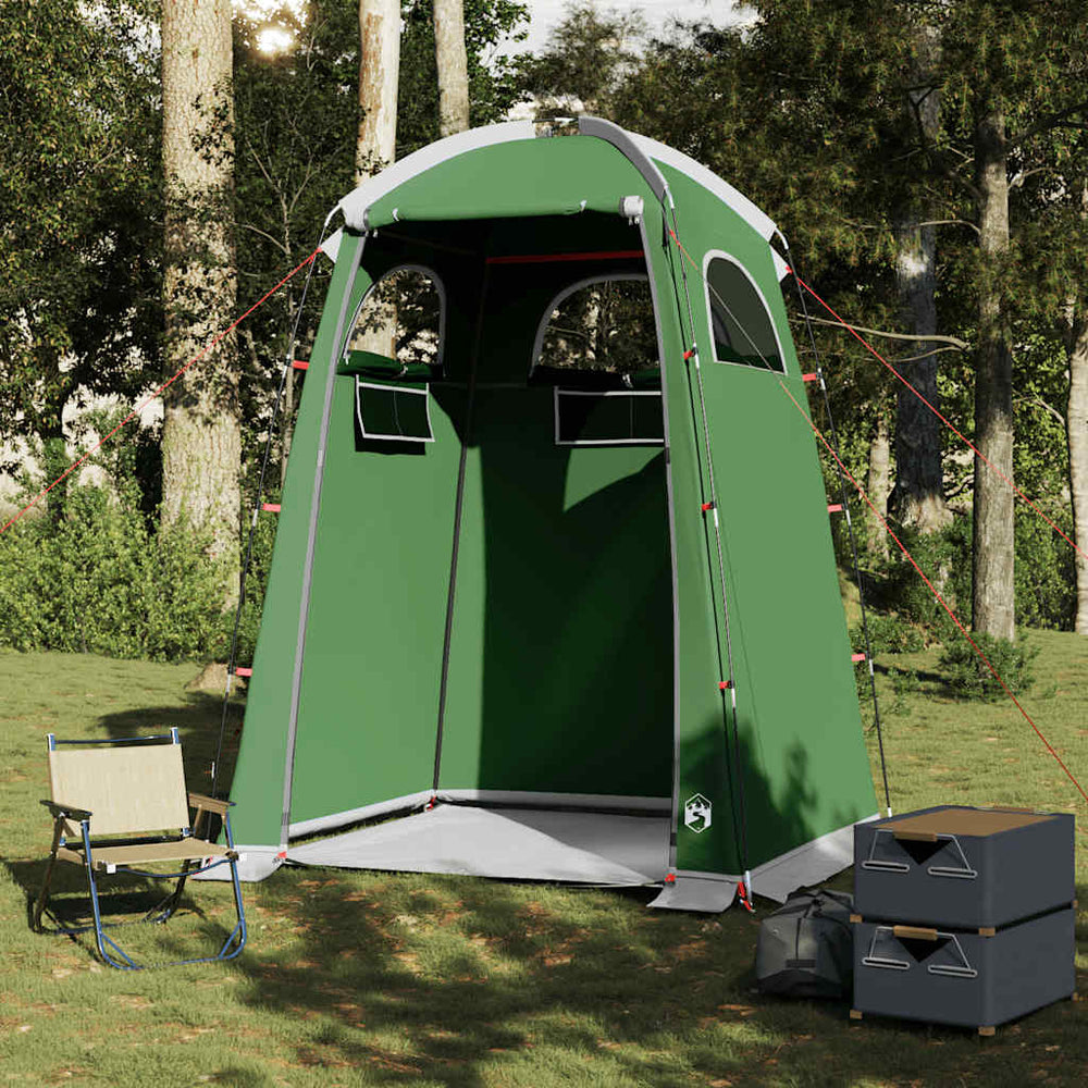 Shower tent, green, waterproof