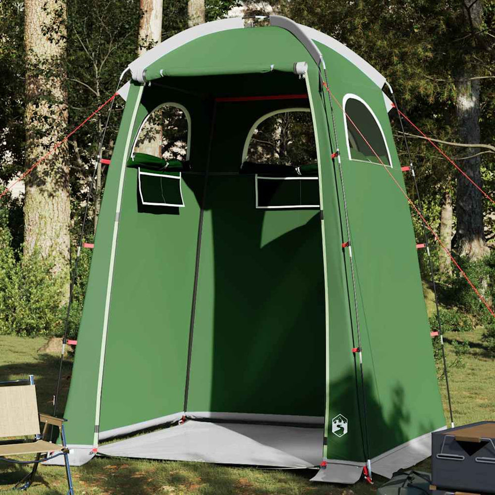 Shower tent, green, waterproof