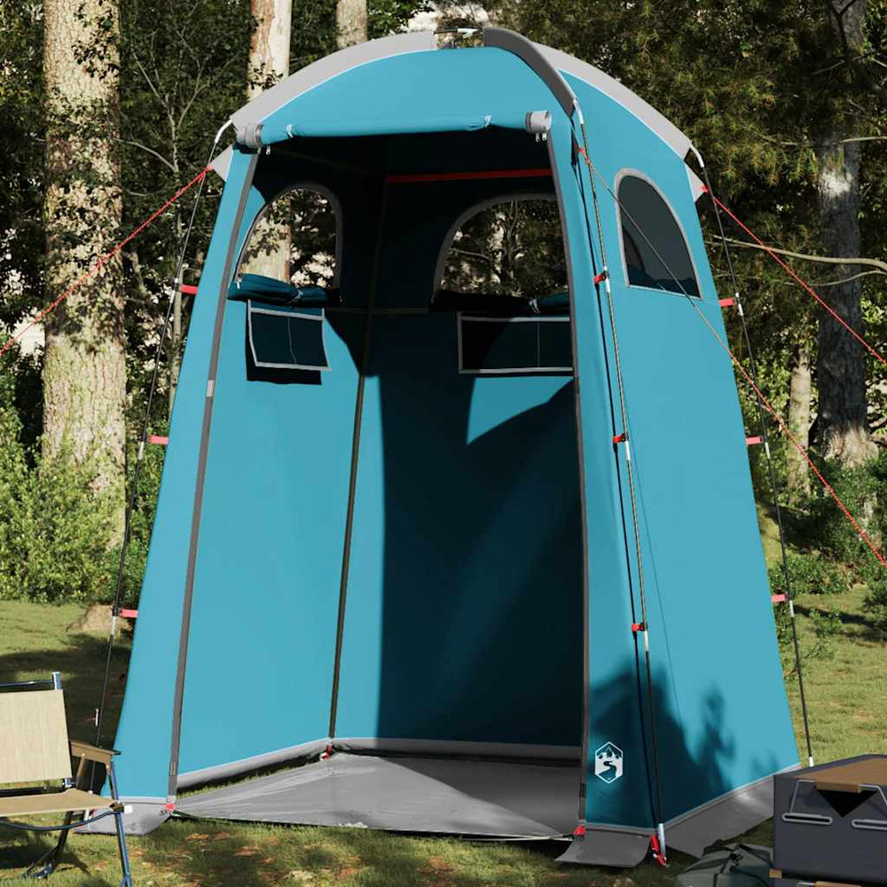 Shower tent, blue, waterproof