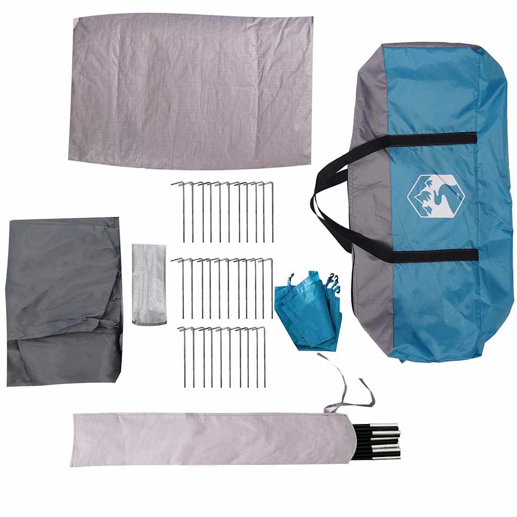 Car roof tent, blue, 4-person, waterproof