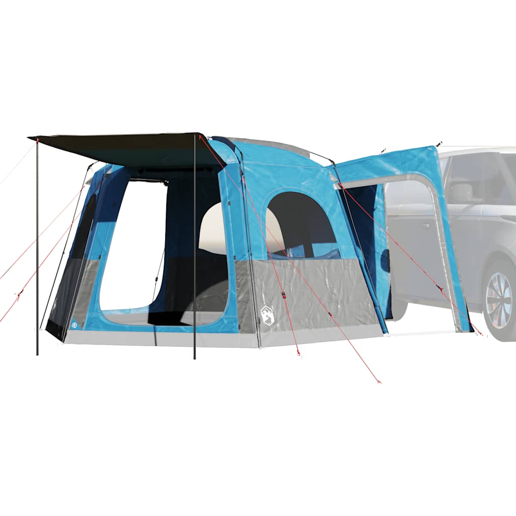 Car roof tent, blue, 4-person, waterproof