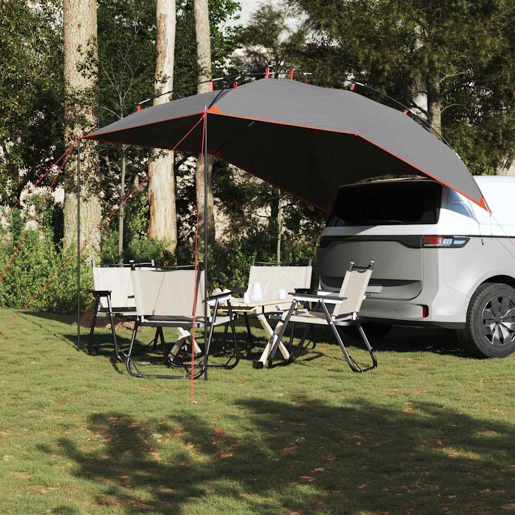 Car tent, grey/orange, waterproof