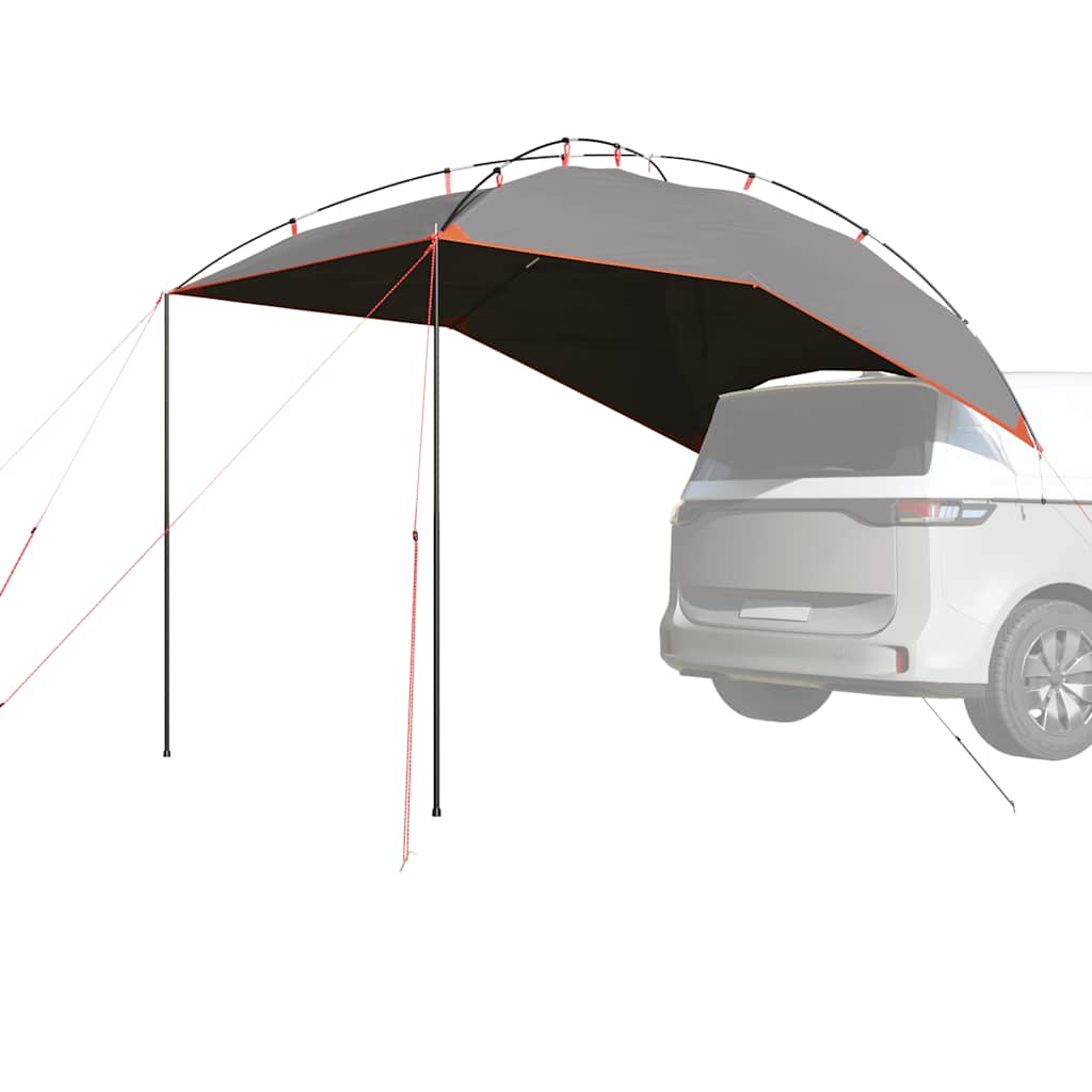 Car tent, grey/orange, waterproof