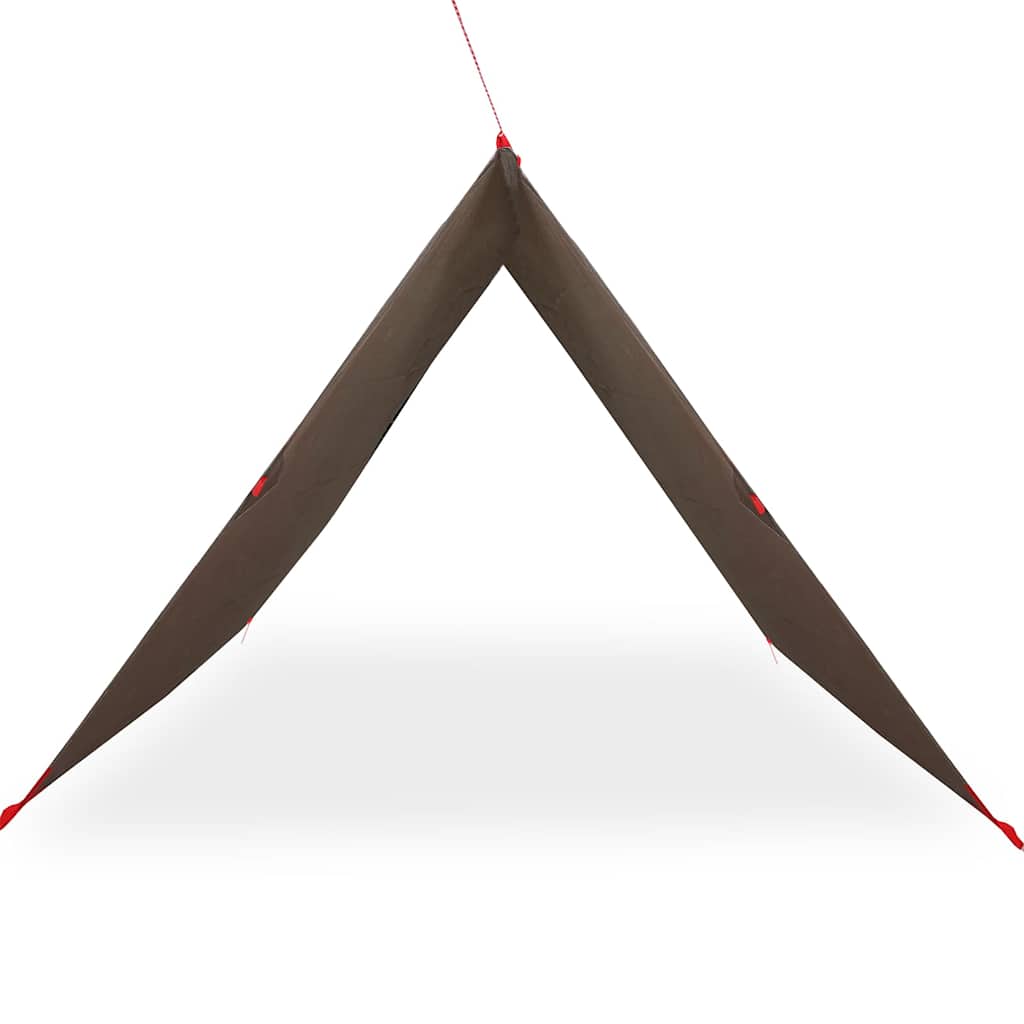 Stovyklavimo tentas, rudas, 406x306cm, atsparus vandeniui