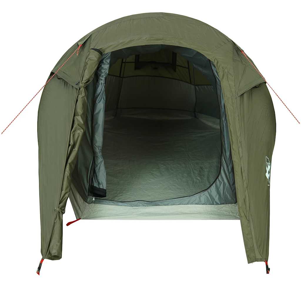 Camping tent, green, two-person, tunnel