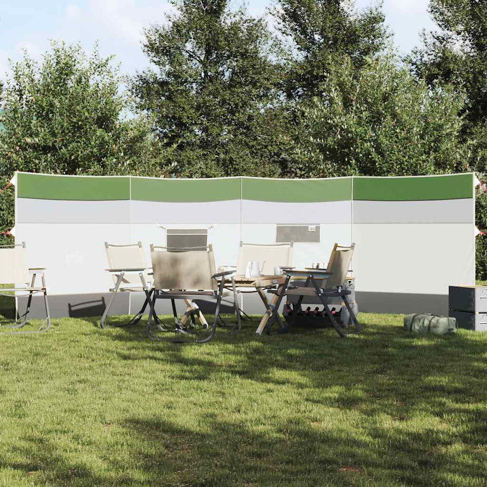 Camping Windbreak Green 510x153 cm Atsparus vandeniui
