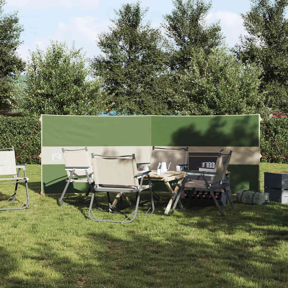 Camping Windbreak Green 344x120 cm Atsparus vandeniui
