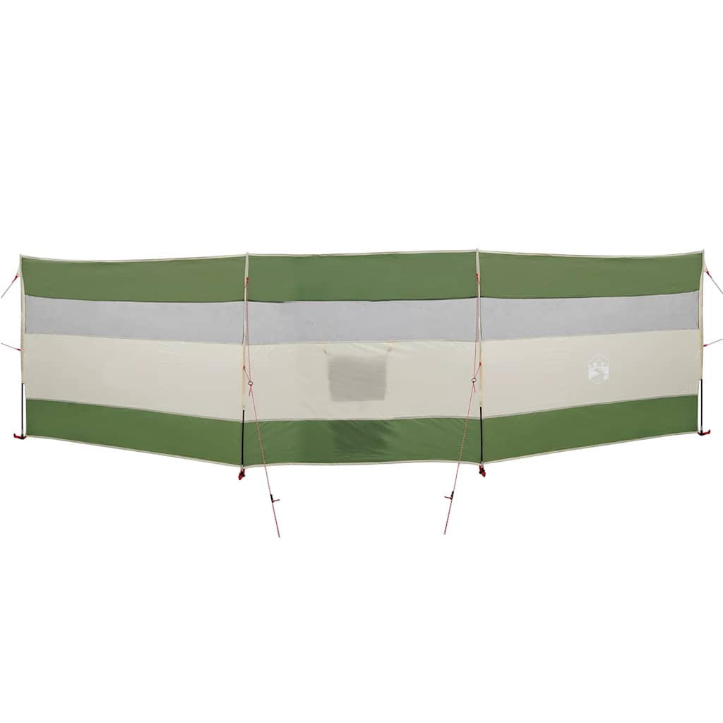 Camping windbreak, green, 508x130 cm