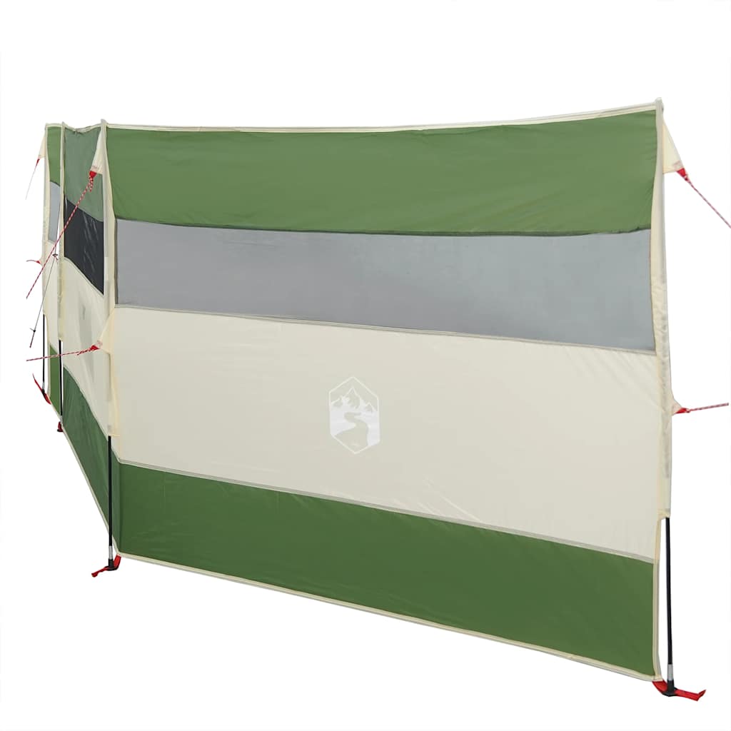 Camping windbreak, green, 508x130 cm