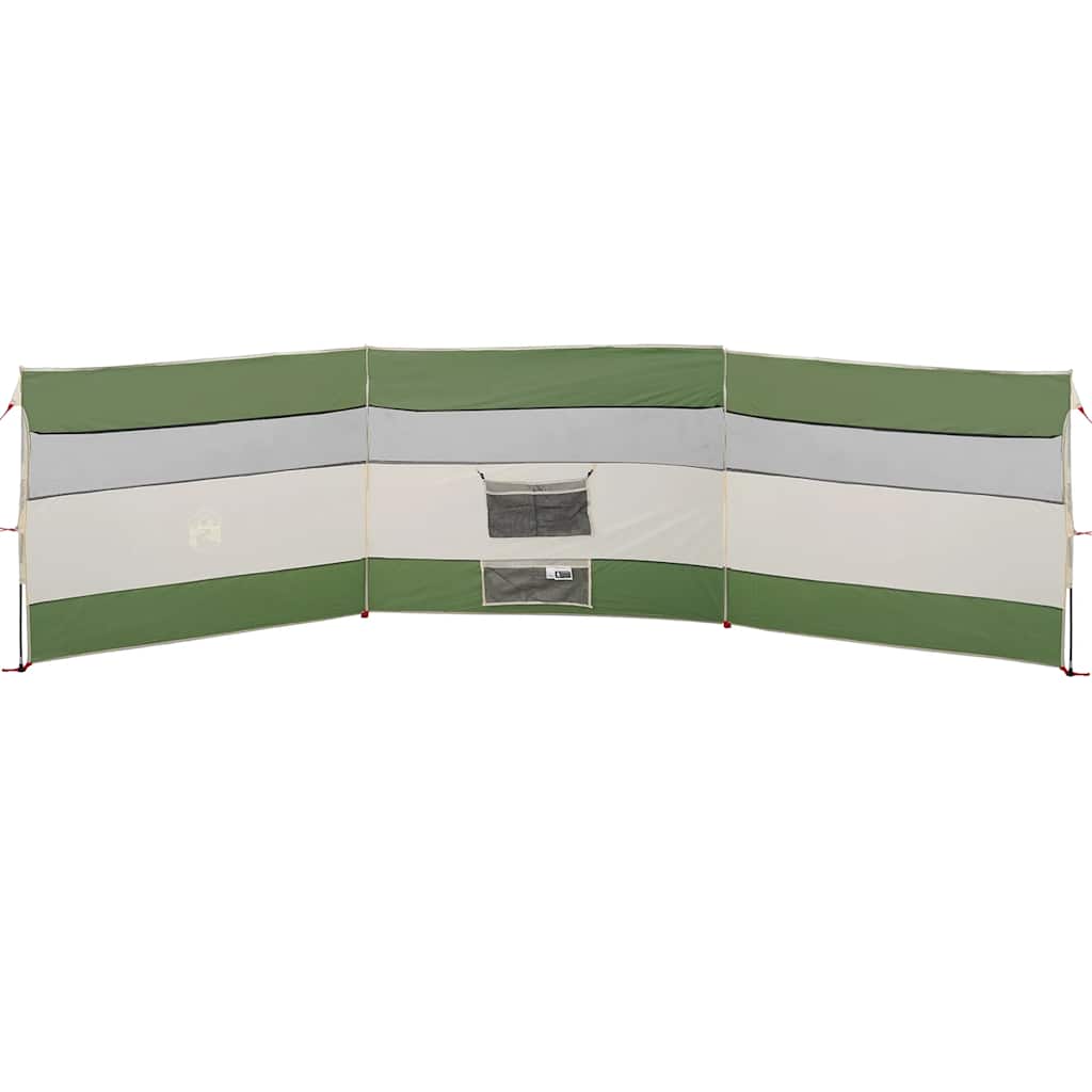 Camping windbreak, green, 508x130 cm