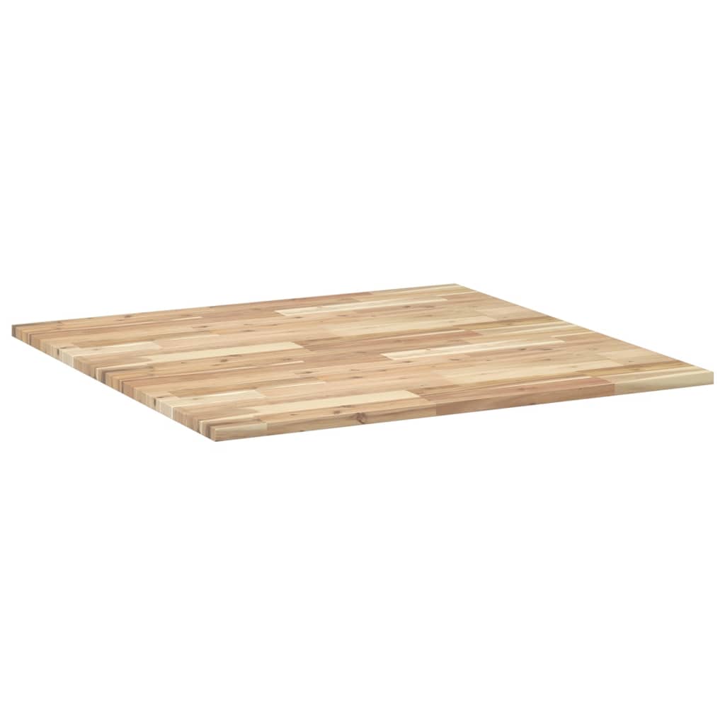 Tabletop, 90x90x2cm, solid acacia wood, square
