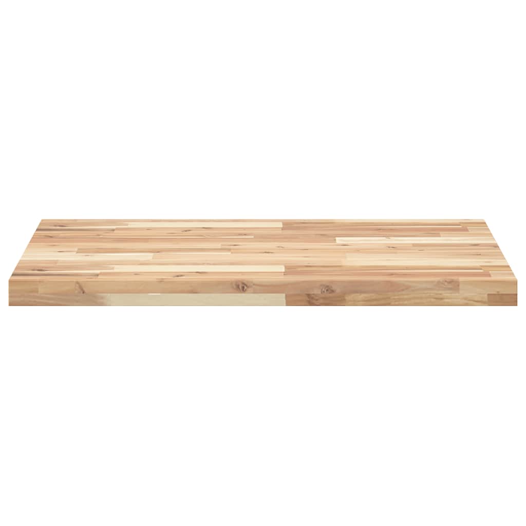 Tabletop, 80x60x4cm, solid acacia, rectangular