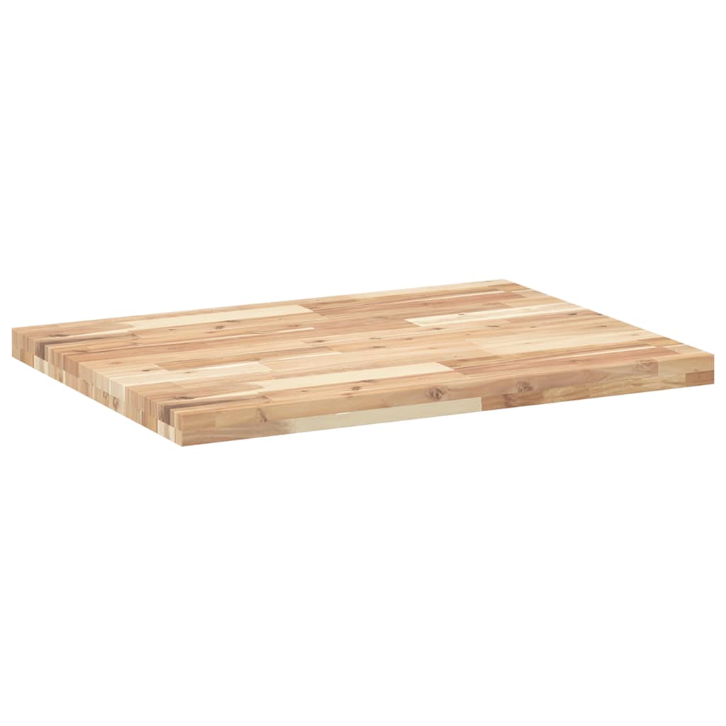 Tabletop, 100x60x4cm, solid acacia, rectangular