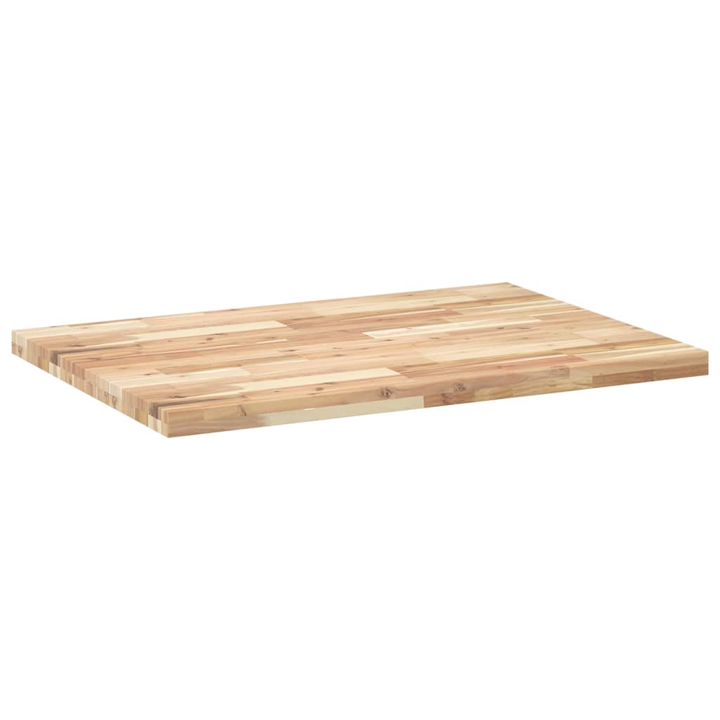 Tabletop, 100x70x4cm, solid acacia, rectangular