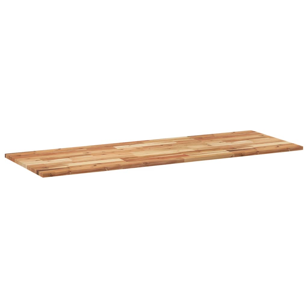 Countertop, 140x50x2cm, solid acacia, rectangular