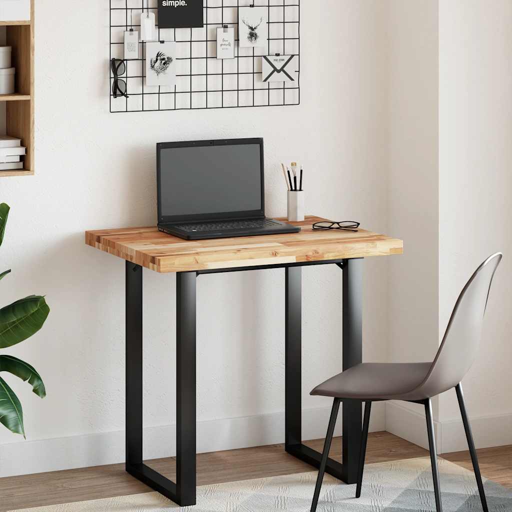 Tabletop, 80x60x4cm, solid acacia, rectangular