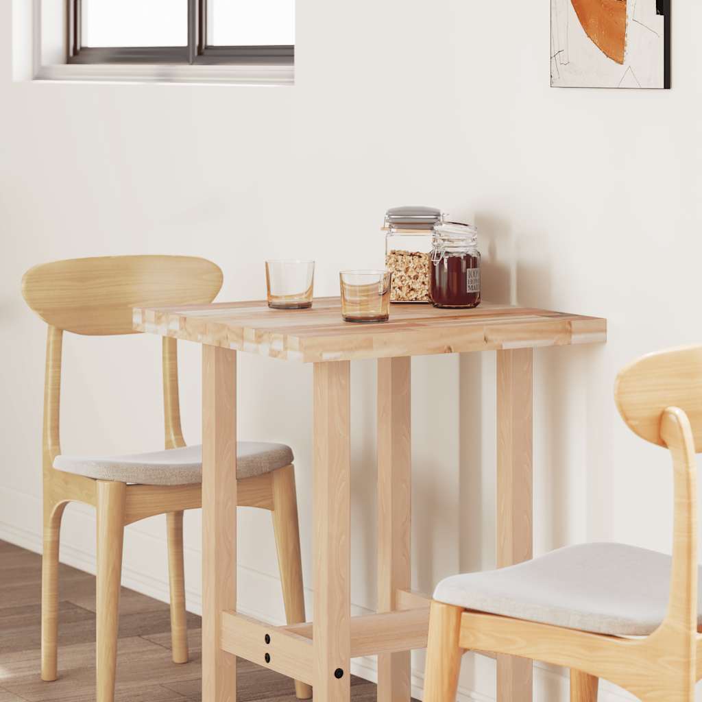 Tabletop, 80x60x4cm, solid acacia, rectangular