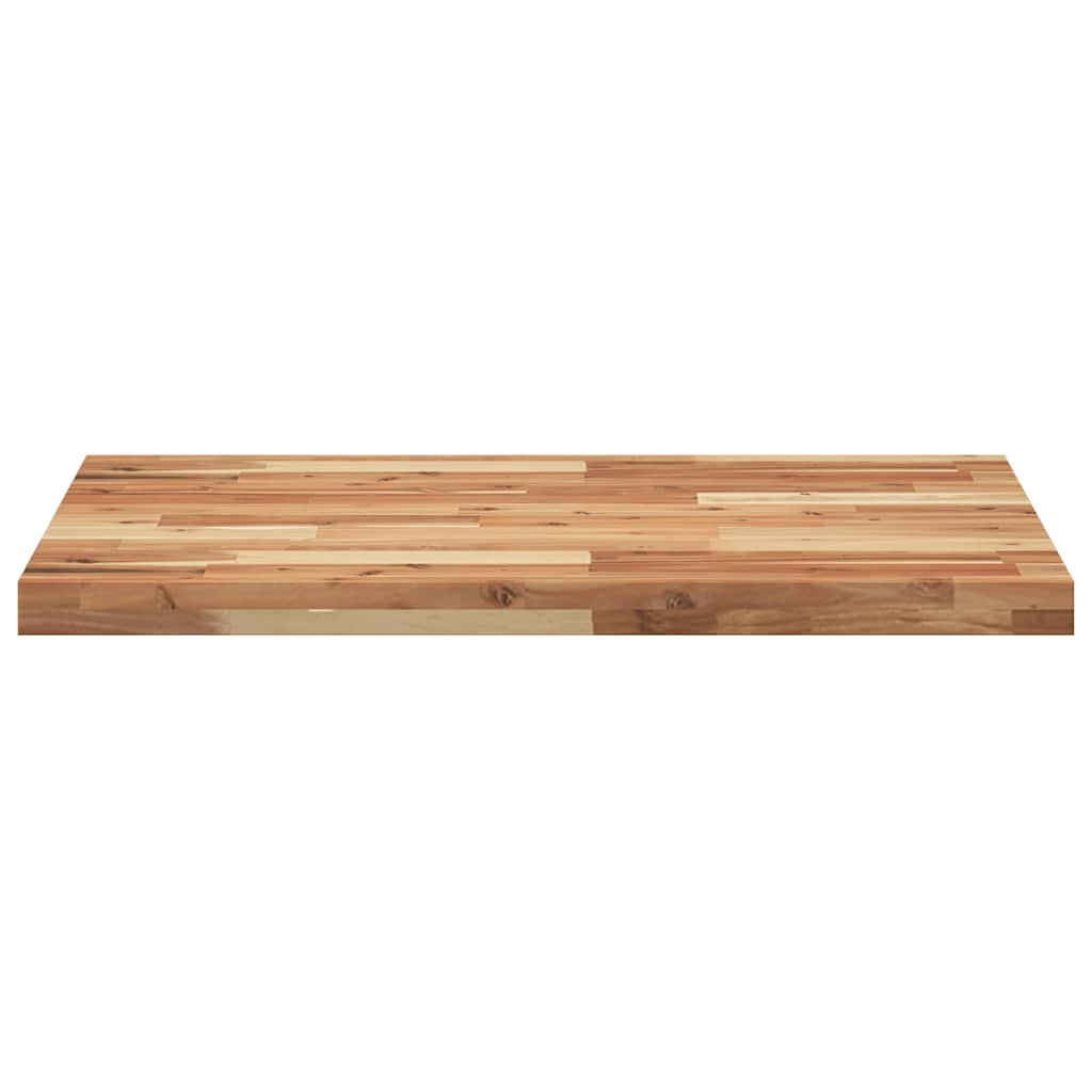 Tabletop, 80x60x4cm, solid acacia, rectangular