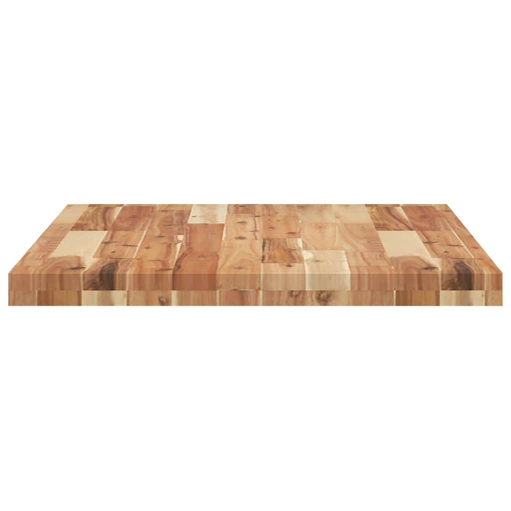 Tabletop, 80x60x4cm, solid acacia, rectangular