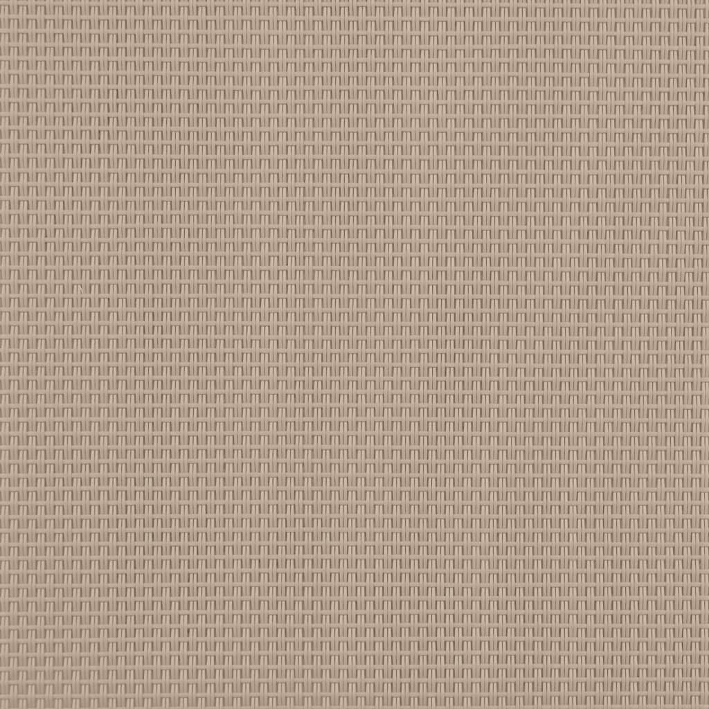 Sun lounger, taupe, acacia wood and textilene