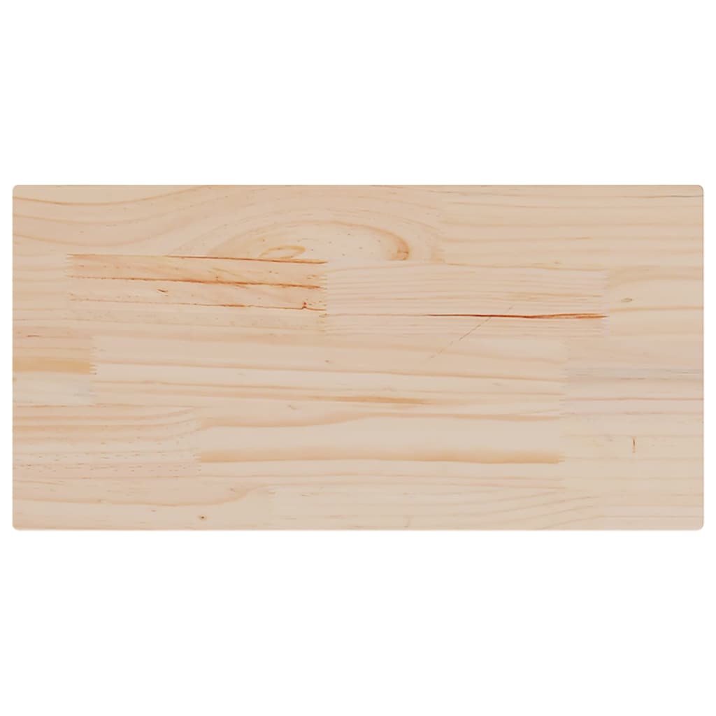 Tabletops, 2 pcs, 70x35x2.5cm, solid pine, rectangular