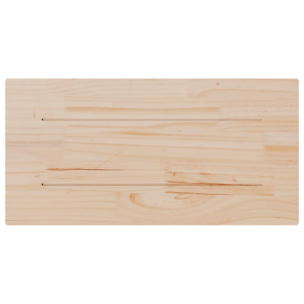 Tabletops, 2 pcs, 70x35x2.5cm, solid pine, rectangular
