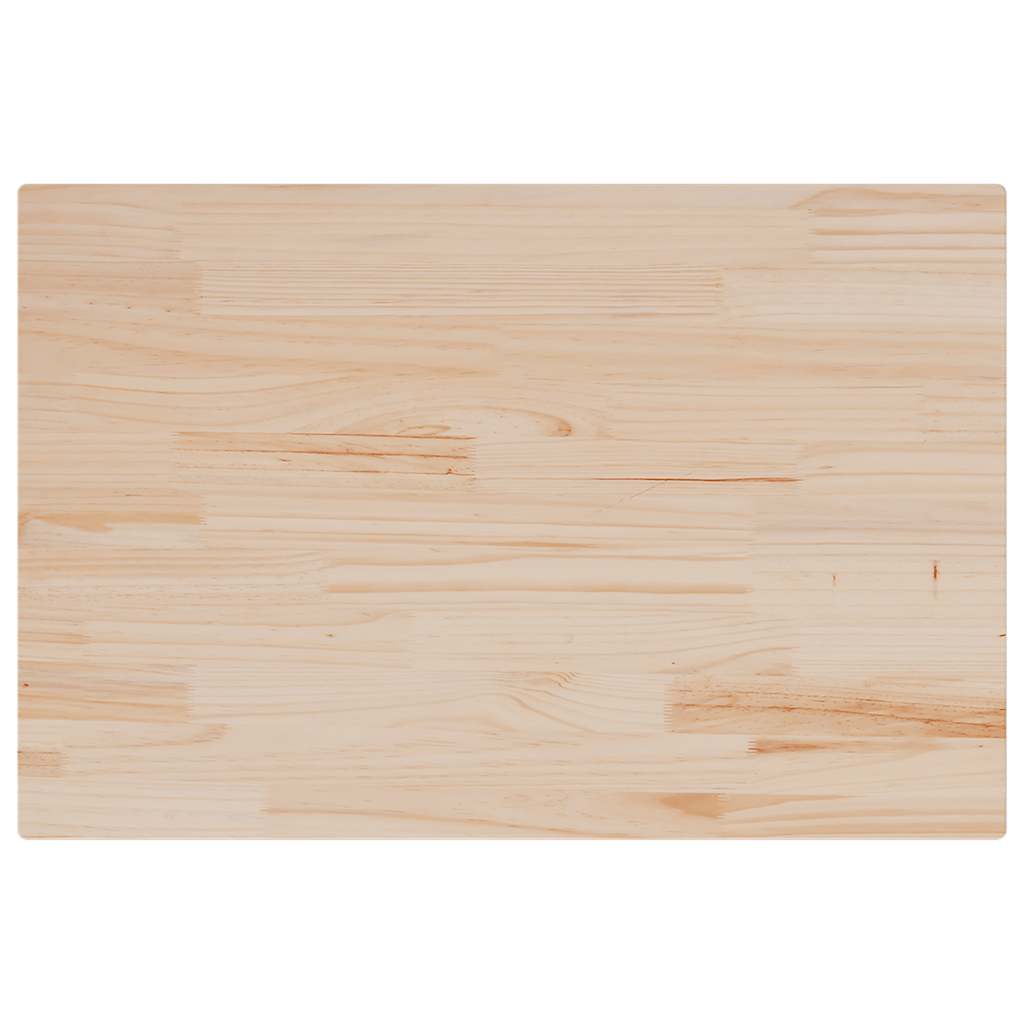 Worktops, 3 pcs, 80x53x2.5cm, solid pine, rectangular
