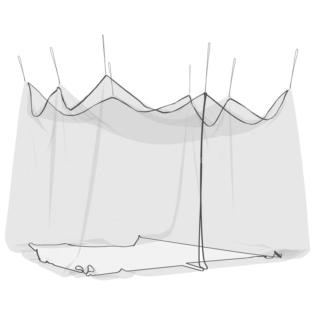 Lauko tinklelis nuo uodų, 220 tinklo, juodas, 300x300x250 cm