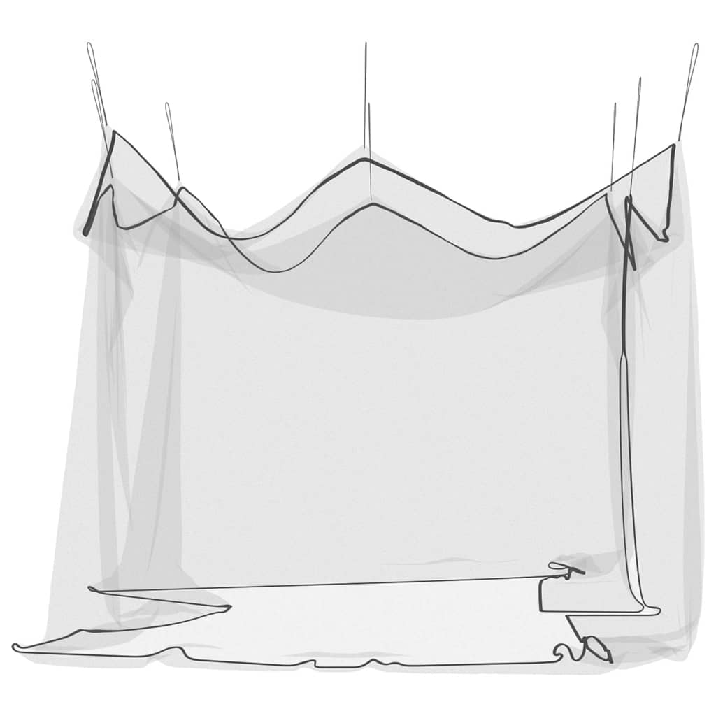 Lauko tinklelis nuo uodų, 220 tinklo, juodas, 300x300x250 cm