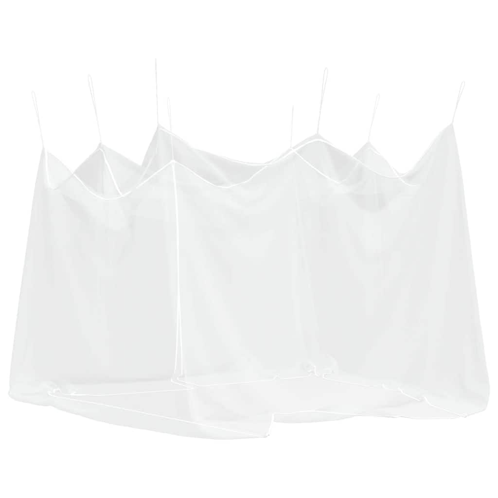 Lauko tinklelis nuo uodų, 220 tinklo, baltas, 300x300x250 cm