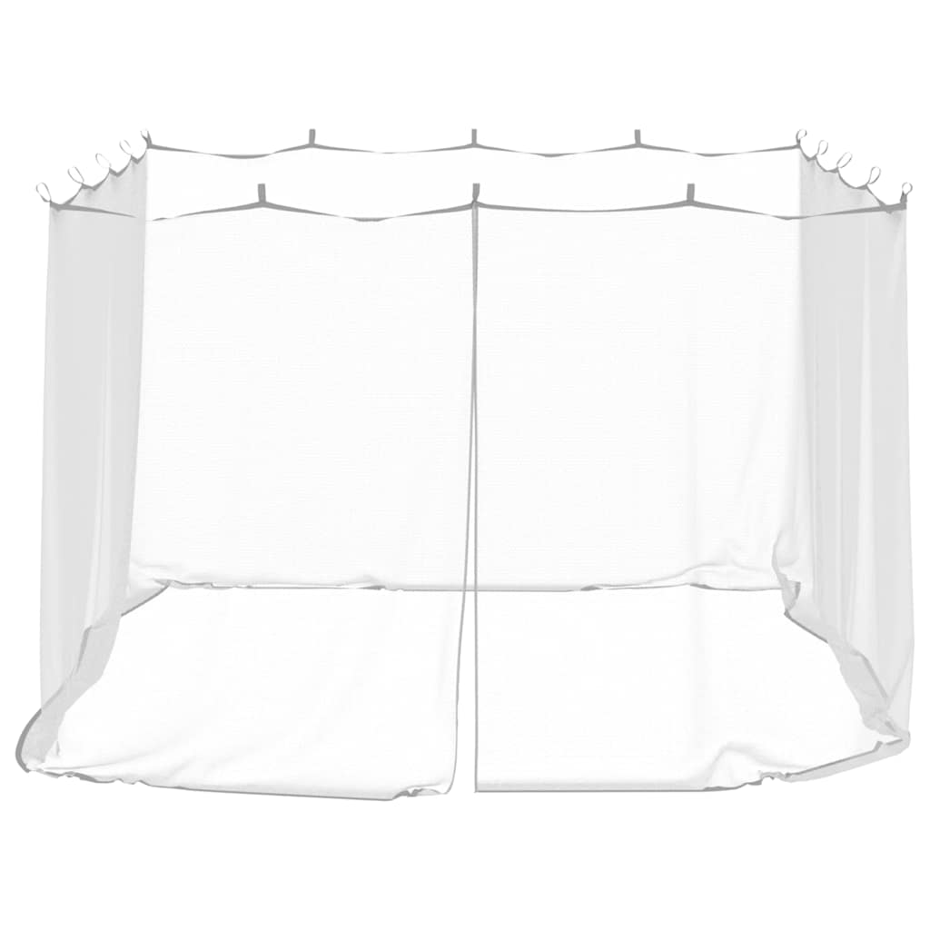 Lauko tinklelis nuo uodų, 220 tinklo, baltas, 300x300x200 cm