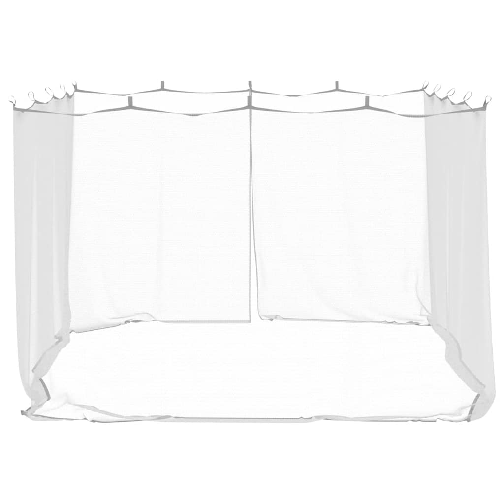 Lauko tinklelis nuo uodų, 220 tinklo, baltas, 300x300x200 cm