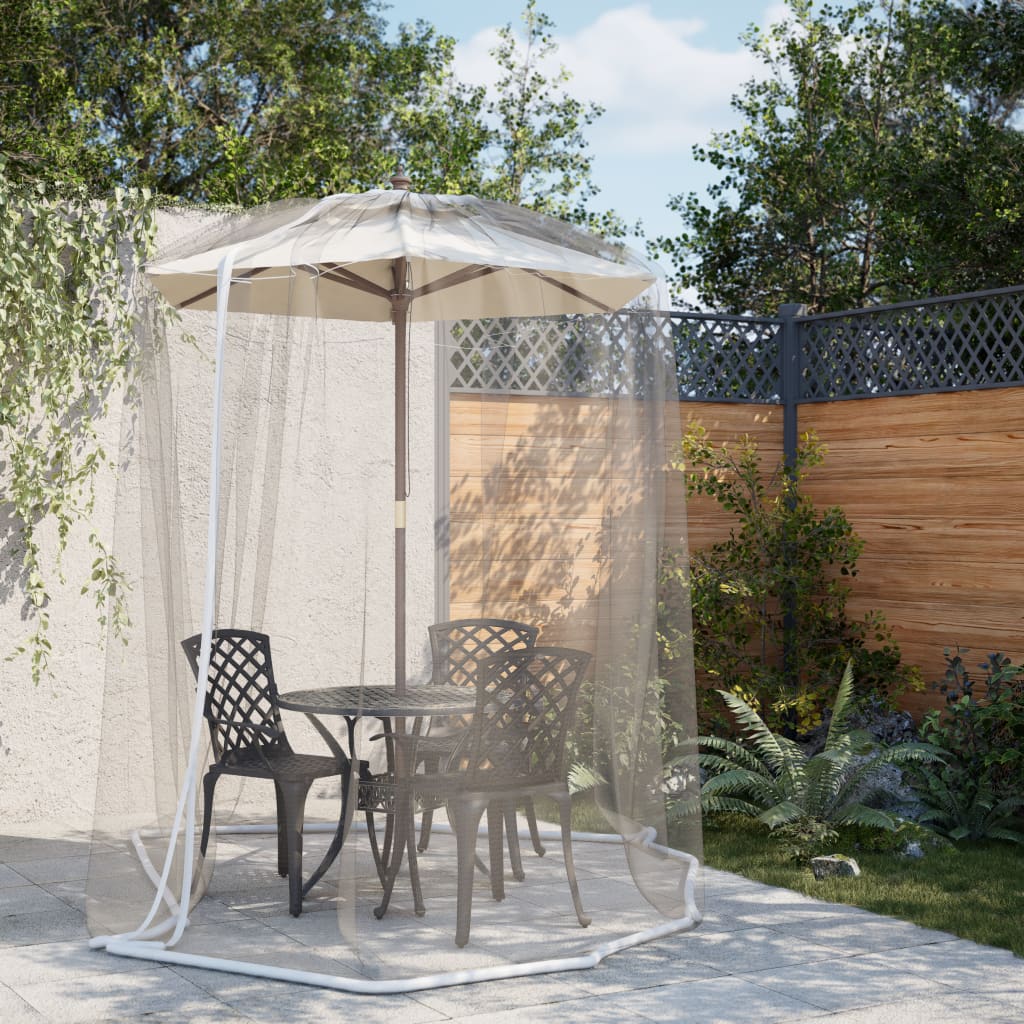 Mosquito net for umbrella, white, Φ330x250cm, 220 mesh