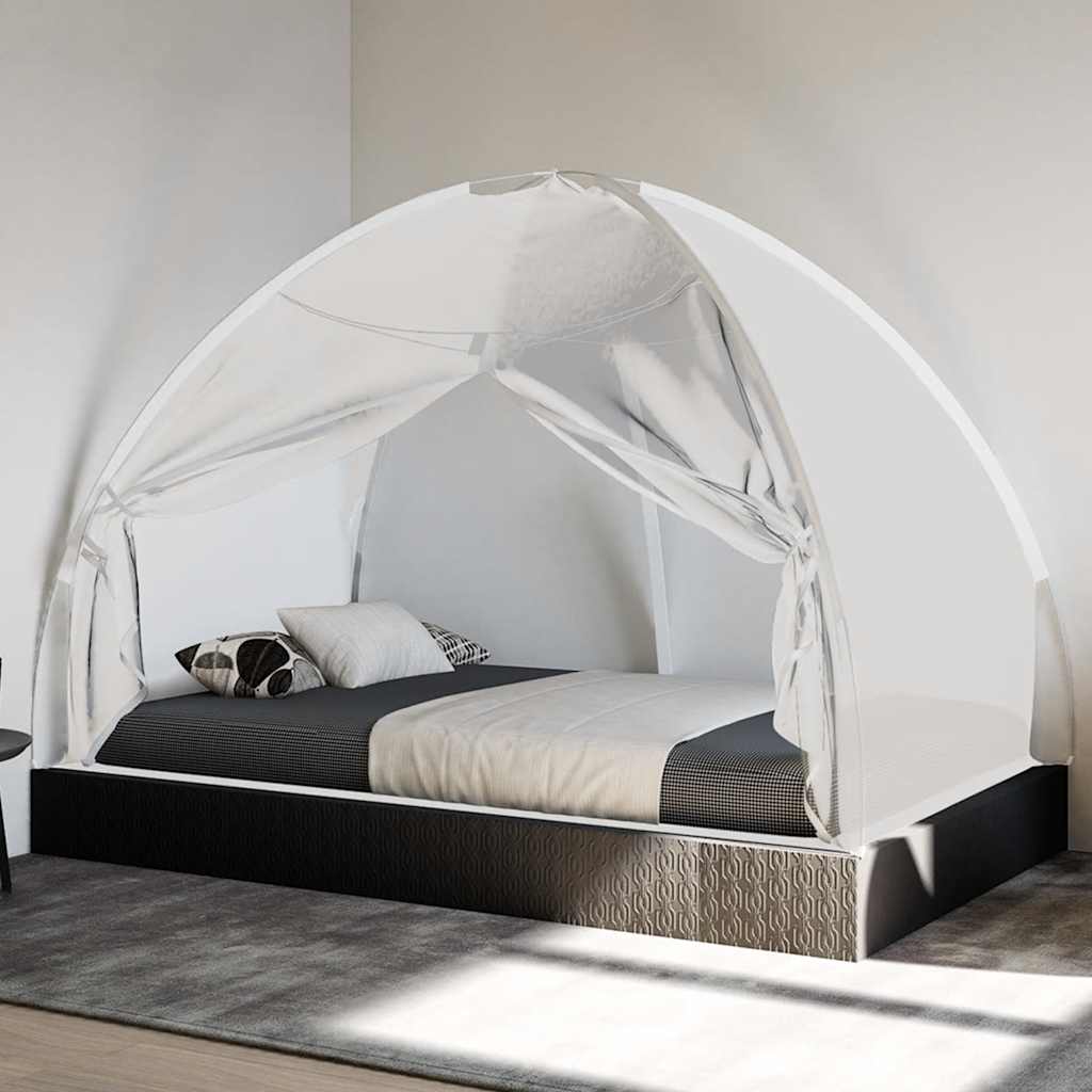 Mosquito Net with Door Mongolia, white, 200x120x130 cm