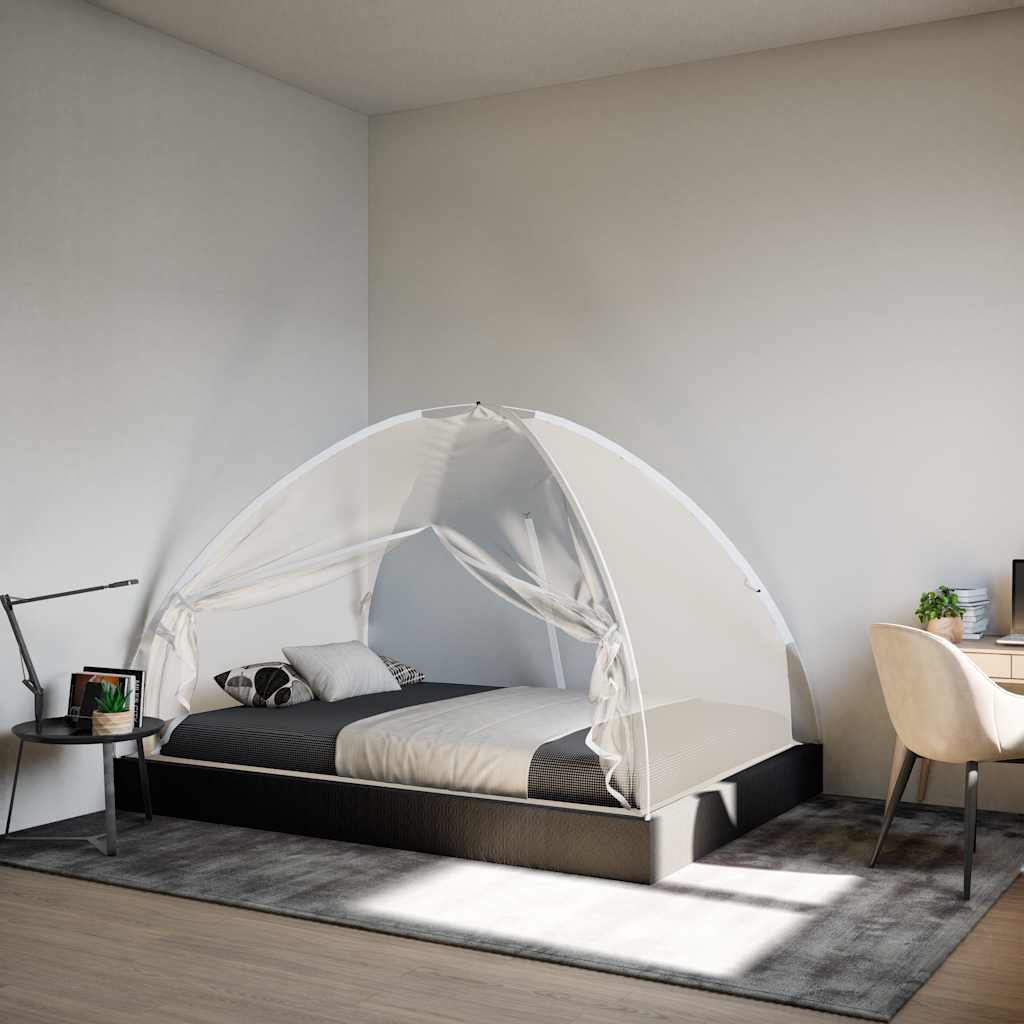 Mosquito Net with Door Mongolia, white, 200x120x130 cm