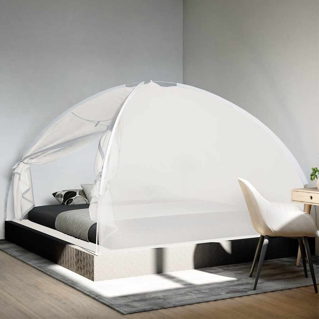 Mosquito net with door Mongolia, white, 200x200x130cm