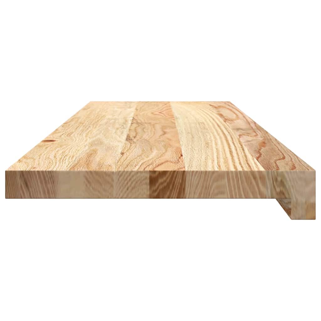 Stair treads, 4 pcs., unfinished solid oak wood