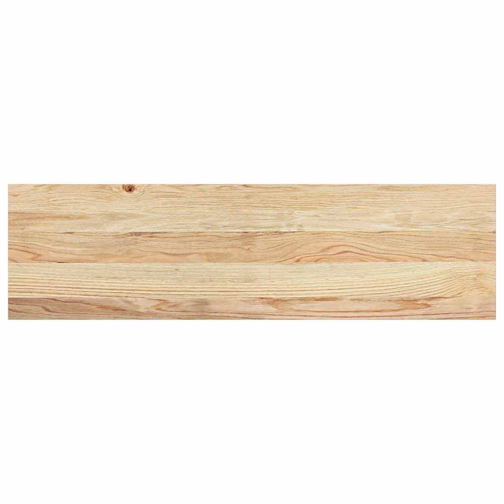 Stair treads, 4 pcs., unfinished solid oak wood