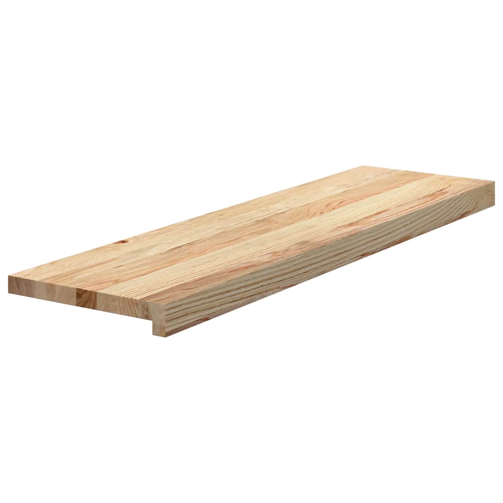 Oak staircase treads, 20 pcs., untreated solid oak