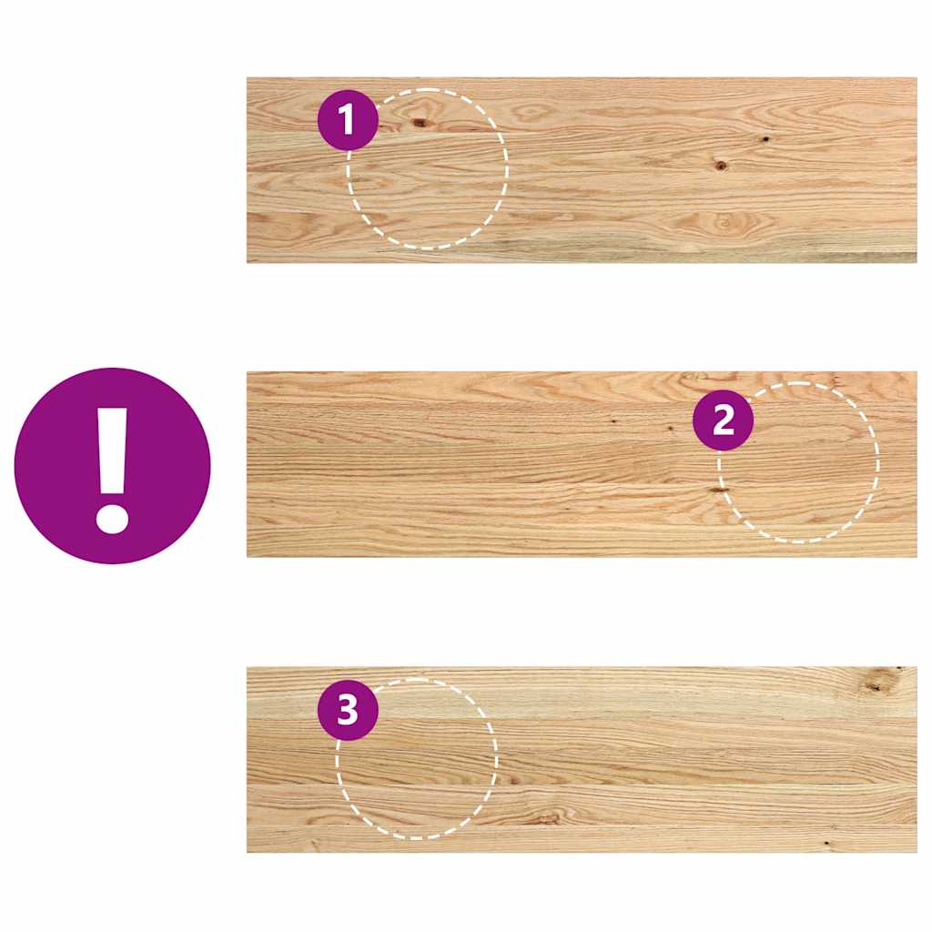 Oak staircase treads, 20 pcs., untreated solid oak
