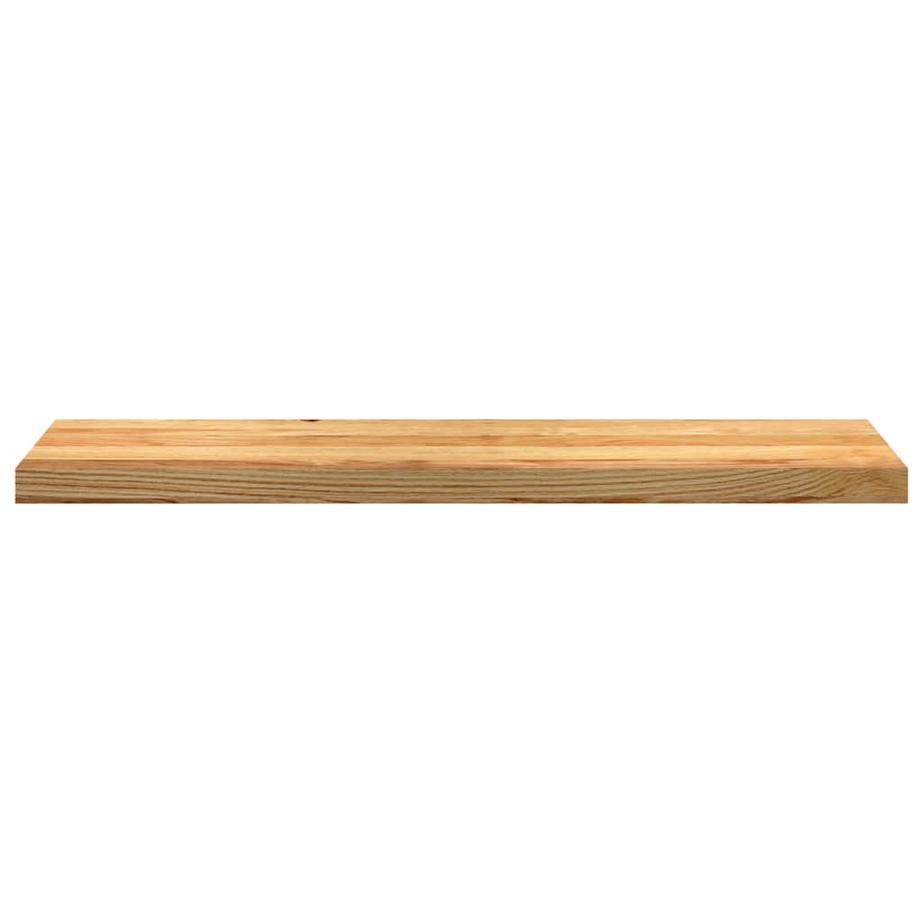 Stair treads, 4 pcs, light brown, solid oak wood