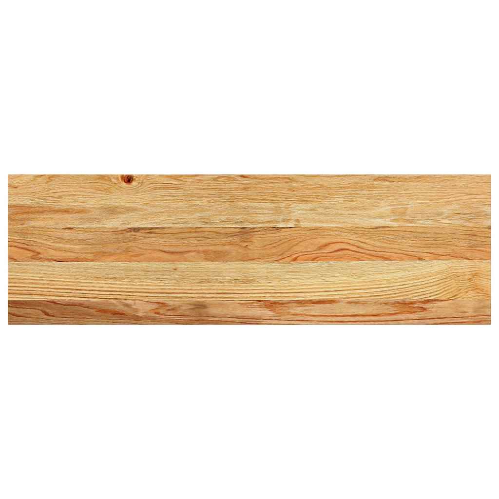 Stair treads, 12 pcs, light brown, solid oak wood