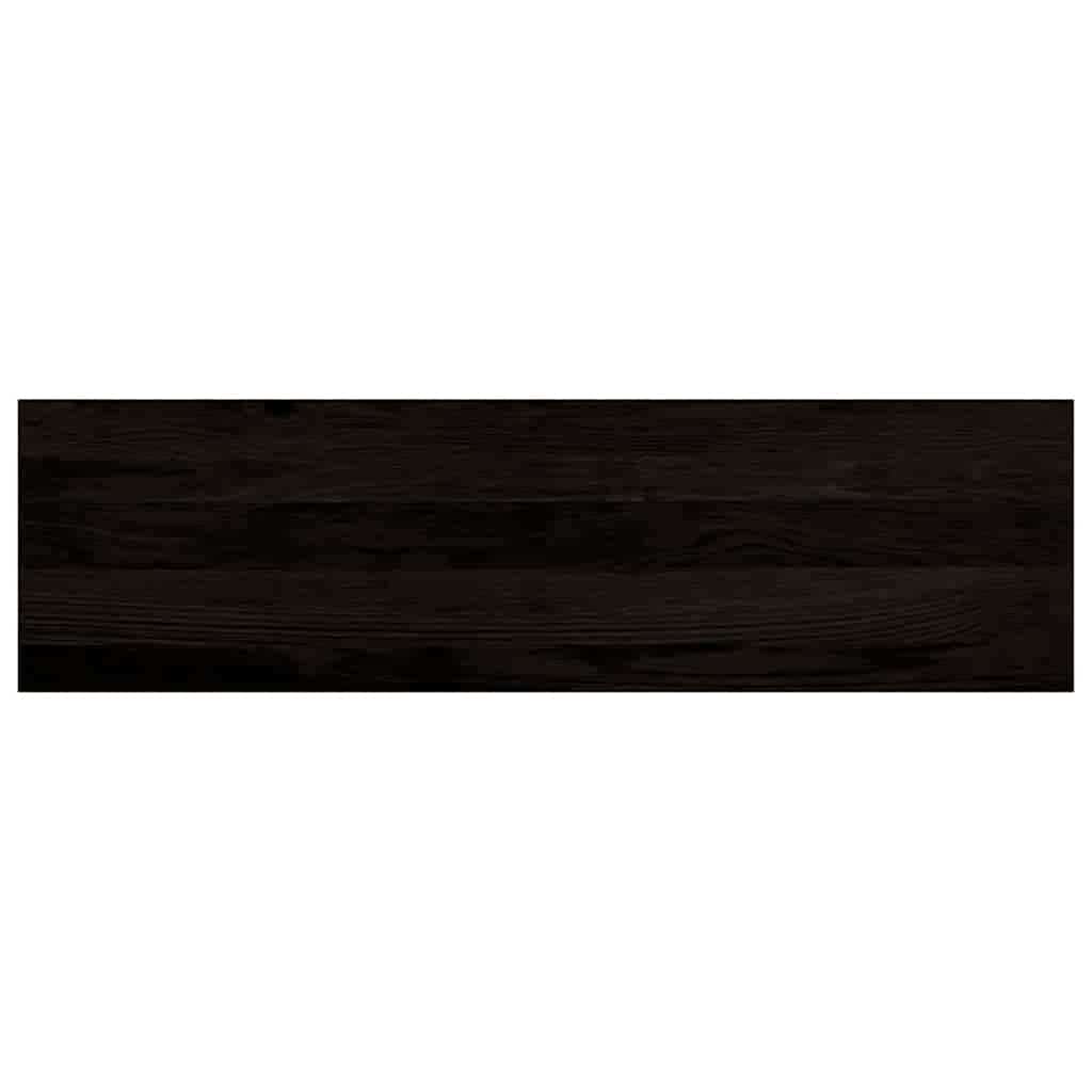 Laiptų pakopos, 12 vnt., tamsiai rudas, 90x25x2 cm, ąžuolo