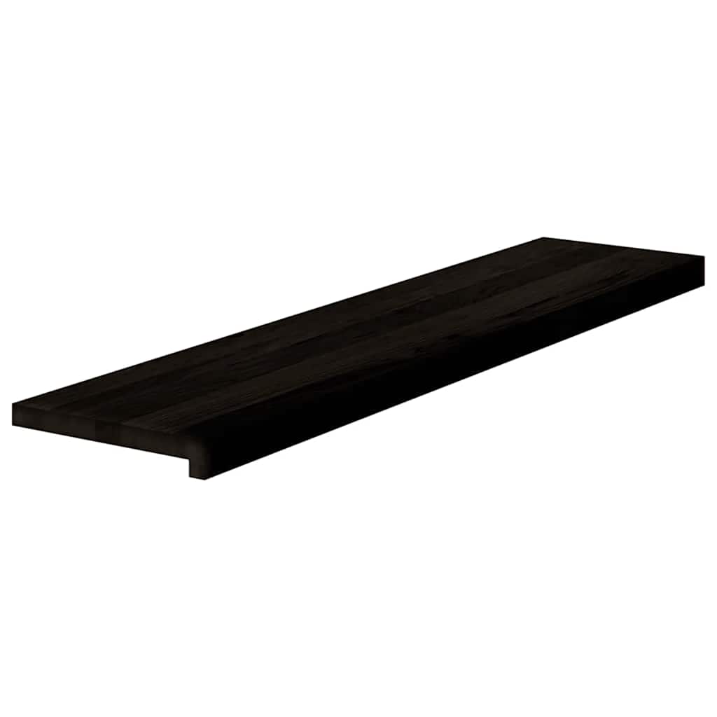 Kāpņu pakāpieni, 12 gab., tumši brūns, 110x25x2 cm, ozolkoka