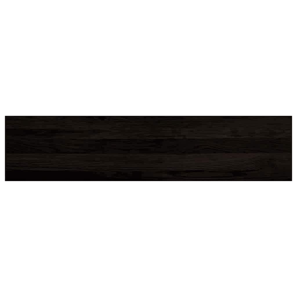 Laiptų pakopos, 12 vnt., tamsiai rudas, 110x30x2 cm, ąžuolo