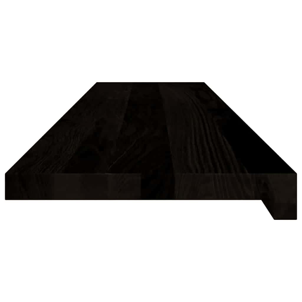 Laiptų pakopos, 12 vnt., tamsiai rudas, 110x30x2 cm, ąžuolo