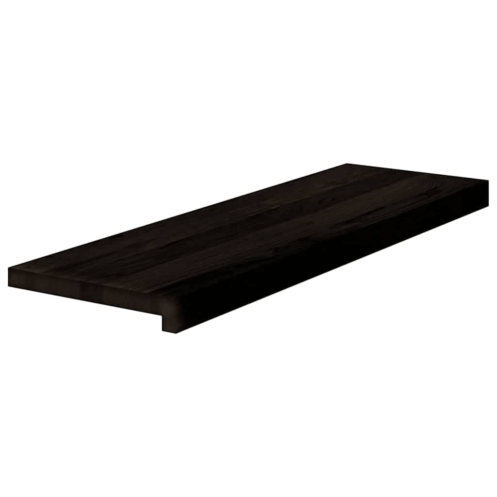 Kāpņu pakāpieni, 16 gab., tumši brūns, 80x25x2 cm, ozolkoka