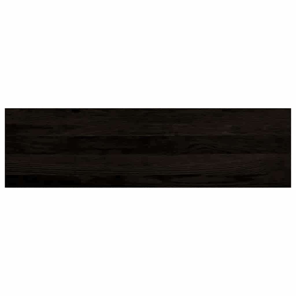 Stair treads, 16 pcs, dark brown, 90x25x2 cm, oak