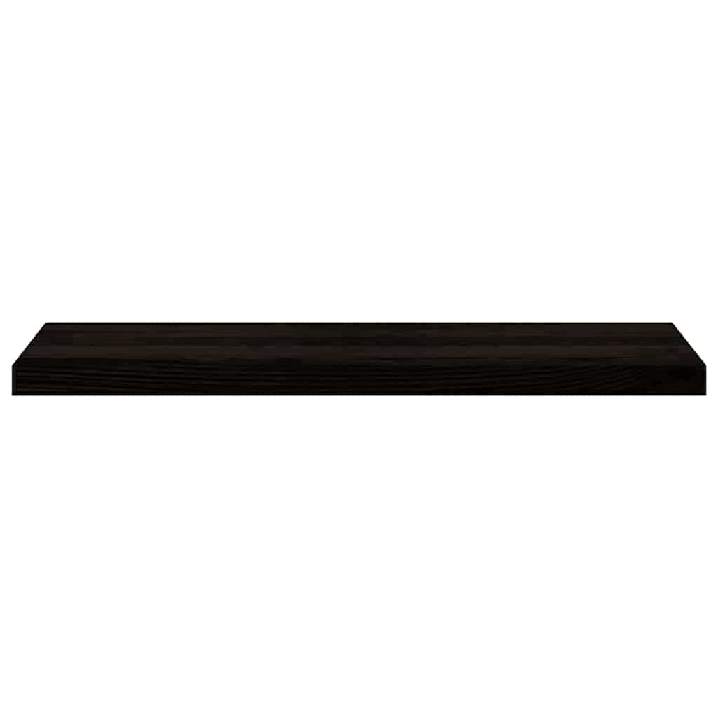 Stair treads, 16 pcs, dark brown, 90x25x2 cm, oak