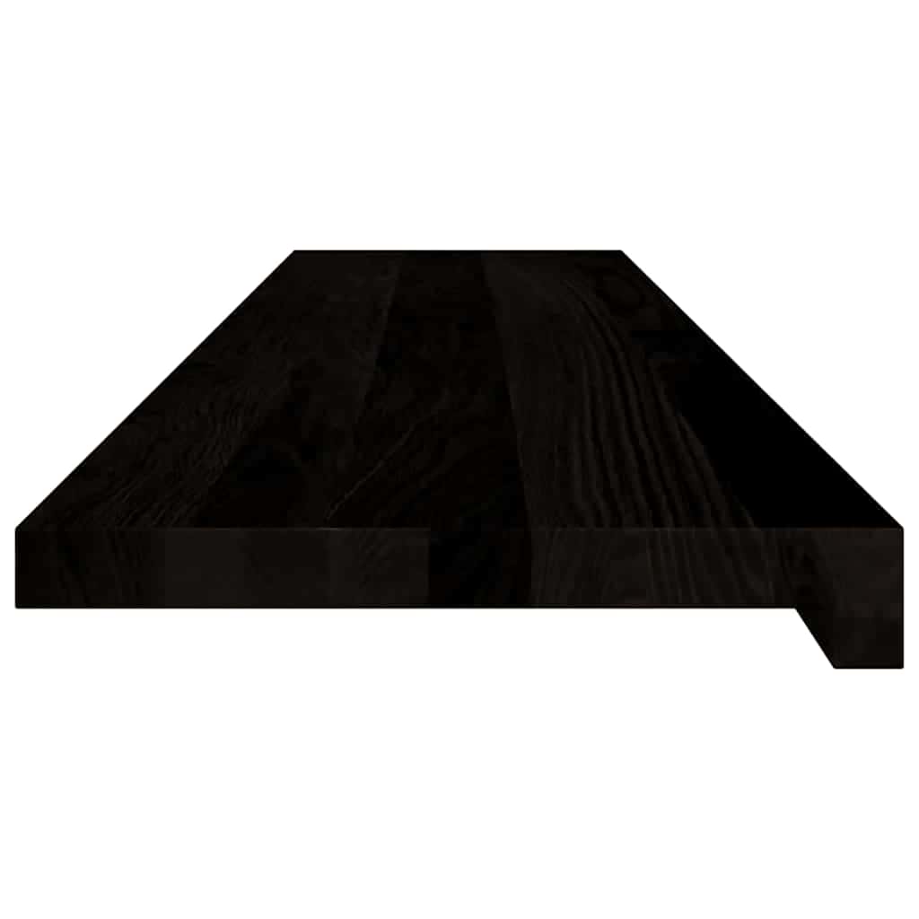 Laiptų pakopos, 16 vnt., tamsiai rudas, 110x25x2 cm, ąžuolo